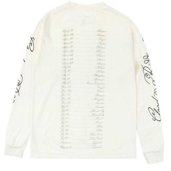 GRACIE ABRAMS The Eras Tour Good Riddance Long Sleeve Tee 2024 New w/o Tag SOO - Picture 4 of 12